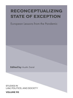 cover image of Reconceptualizing State of Exception